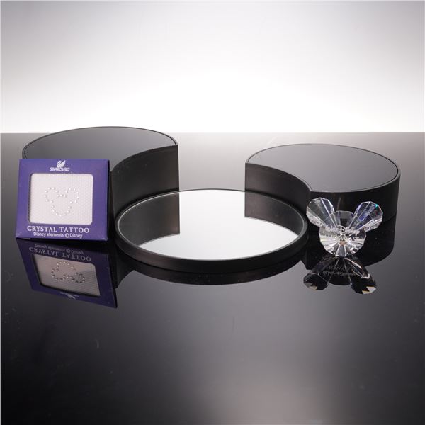 3pc Swarovski Disney Showcase Crystal Collection, Mickey's Ear's & More