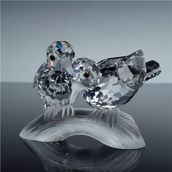 Swarovski Caring Sharing Crystal Figurine, Amour Turtle Doves