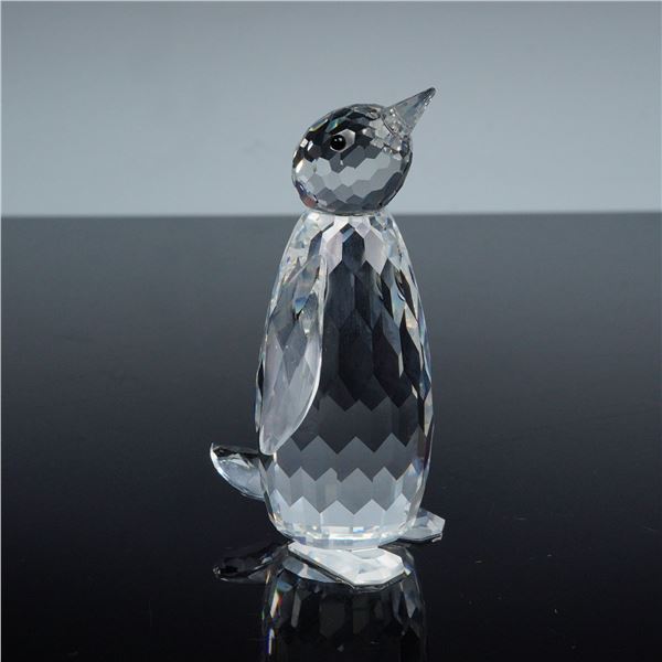 Swarovski Silver Crystal Figurine, Large Penguin