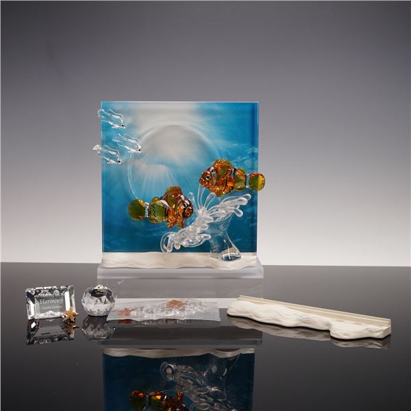 5pc Swarovski Wonders of The Sea Figurines, Harmony & More