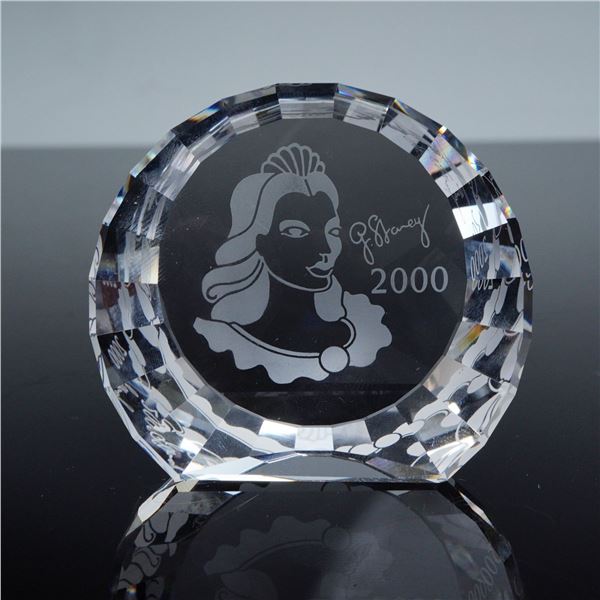 Swarovski Crystal Paperweight, 2000 Columbine