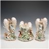 Image 2 : 3pc Fitz and Floyd Classics Angel Figural Candleholders