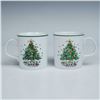 Image 2 : 16pc Salem Porcelain Christmas Eve Mugs and Bowl Sets