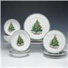 Image 2 : 23pc Salem Porcelain China Christmas Eve Tableware Set