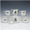 Image 6 : 23pc Salem Porcelain China Christmas Eve Tableware Set