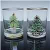 Image 2 : 8pc Spode Christmas Tree Double Old Fashioned Glasses