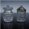 Image 1 : 2pc Waterford and Crystal Jelly Jars