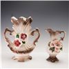 Image 1 : 2pc Capodimonte Floral Pitchers