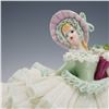 Image 2 : Irish Dresden Porcelain Figurine, Shamrock Lady