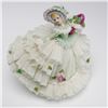 Image 5 : Irish Dresden Porcelain Figurine, Shamrock Lady