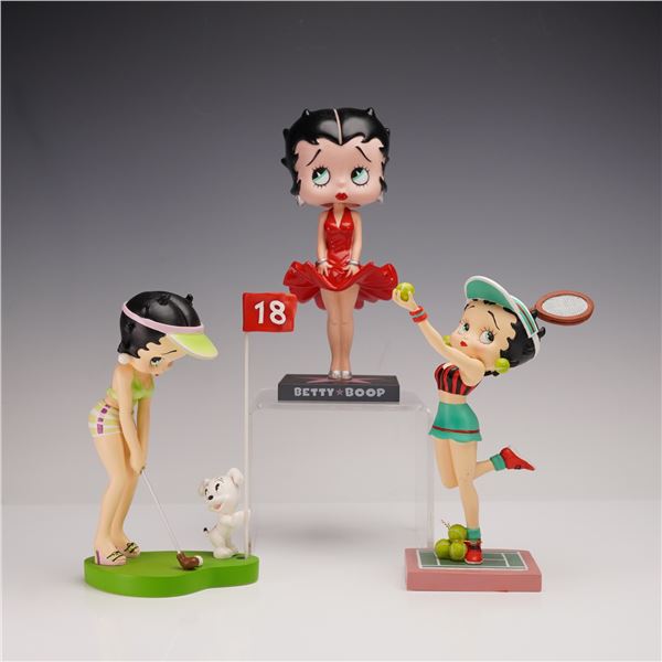 3pc Westland Giftware & Funko Betty Boop Figurines