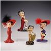 Image 1 : 4pc Betty Boop Character Figurines and Music Box