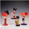 Image 2 : 4pc Betty Boop Character Figurines and Music Box