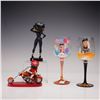 Image 7 : 4pc Betty Boop Character Figurines and Music Box