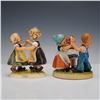 Image 2 : 2pc Goebel Hummel and Artnart Porcelain Children Figurines