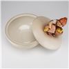 Image 4 : Goebel Hummel Coverd Candy Dish, Chick Girl