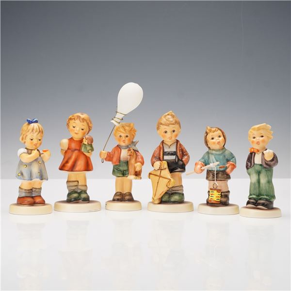 6pc Goebel Hummel Porcelain Figurines