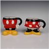 Image 1 : 2pc Disney Ceramic Mickey & Minnie Mouse Pants Mugs