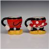 Image 2 : 2pc Disney Ceramic Mickey & Minnie Mouse Pants Mugs