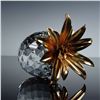 Image 2 : Swarovski Silver Crystal Figurine, Large Pineapple with Smooth Leaves