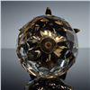 Image 3 : Swarovski Silver Crystal Figurine, Large Pineapple with Smooth Leaves