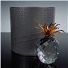 Image 4 : Swarovski Silver Crystal Figurine, Large Pineapple with Smooth Leaves