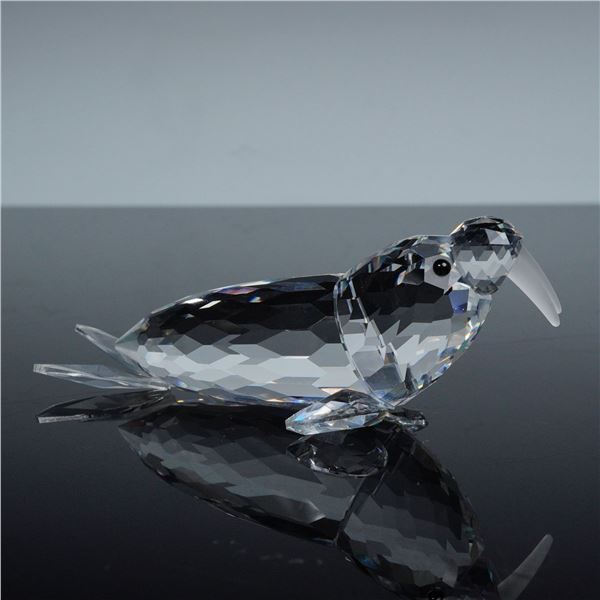 Swarovski Silver Crystal Figurine, Walrus