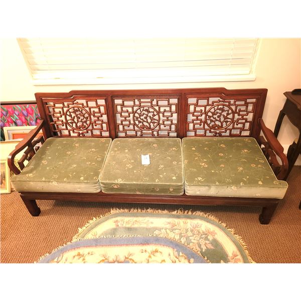 Ming Style Asian Rosewood Sofa C