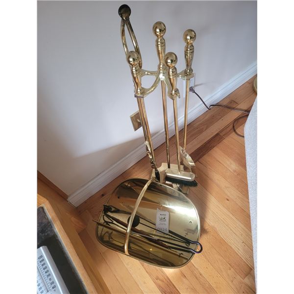 Brass Fireplace Tools A