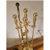 Image 4 : Brass Fireplace Tools A