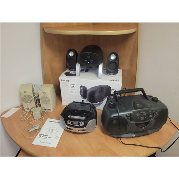 Speakers, Boom Box A