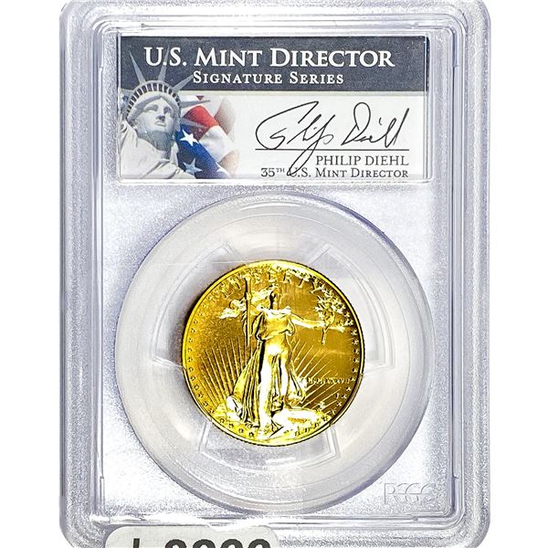 1987-P $25 Gold Eagle 1/2 oz PCGS PR69 DCAM