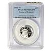 Image 1 : 2000-W $25 Platnium Satue of Liberty 1/4 oz PCGS PR70 DCAM