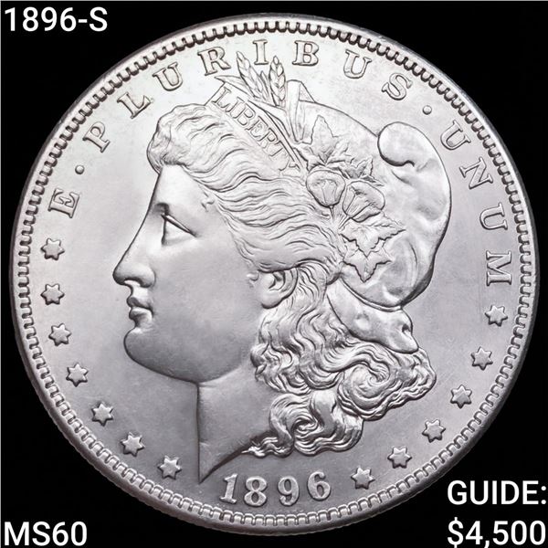 1896-S Morgan Silver Dollar UNCIRCULATED