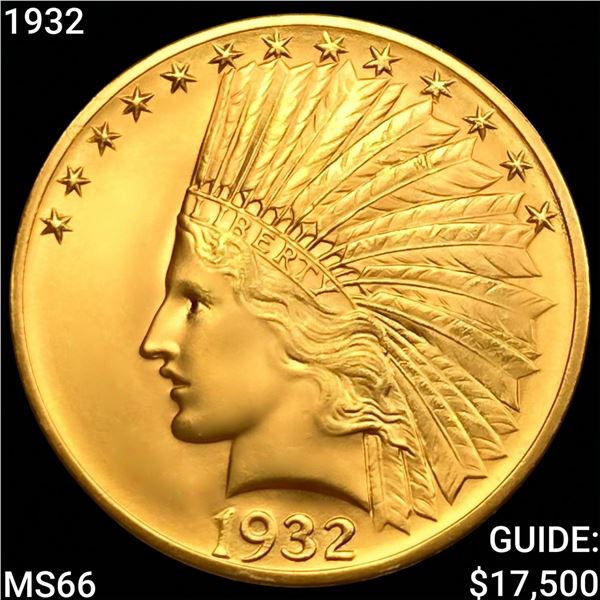 1932 $10 Gold Eagle GEM BU