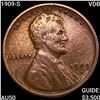 Image 1 : 1909-S VDB Wheat Cent CLOSELY UNCIRCULATED