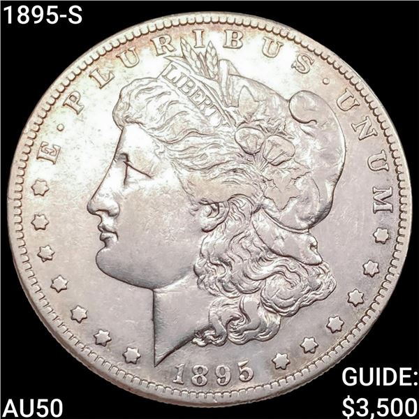 1895-S Morgan Silver Dollar CLOSELY UNCIRCULATED
