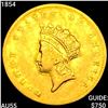 Image 1 : 1854 Rare Gold Dollar HIGH GRADE