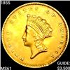 Image 1 : 1855 Rare Gold Dollar UNCIRCULATED
