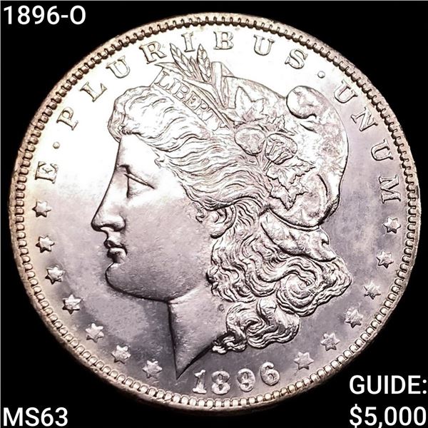 1896-O Morgan Silver Dollar CHOICE BU