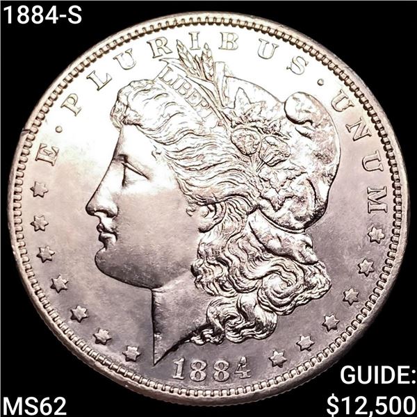1884-S Morgan Silver Dollar UNCIRCULATED