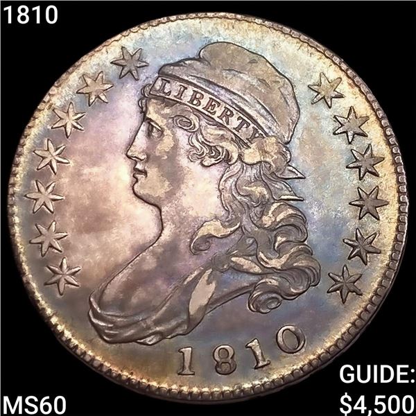 1810 Capped Bust Half Dollar UNCIRCULATED