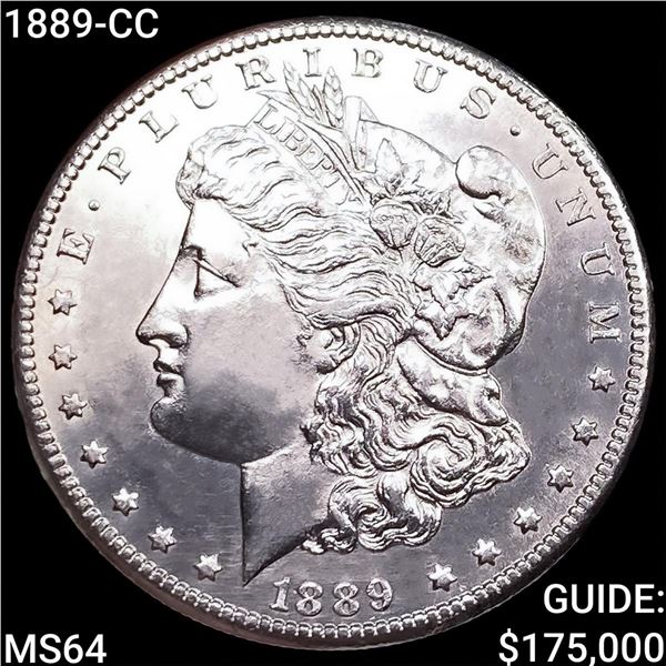 1889-CC Morgan Silver Dollar CHOICE BU