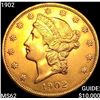Image 1 : 1902 $20 Gold Double Eagle UNCIRCULATED