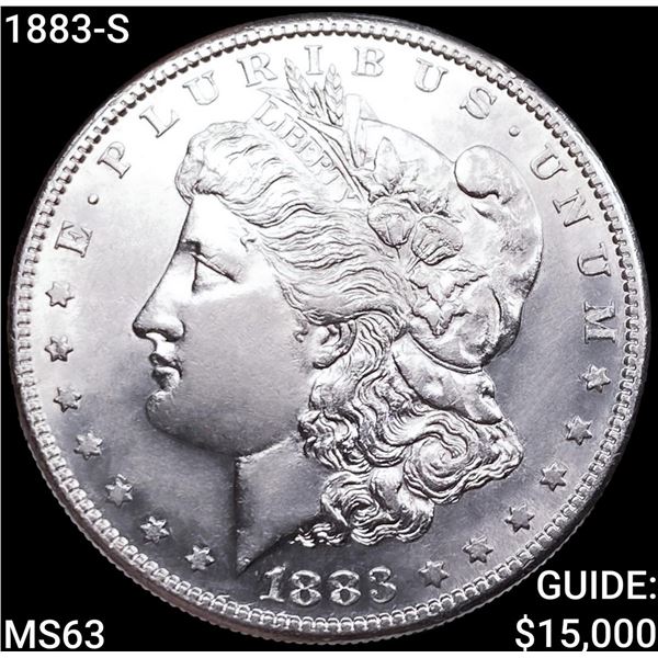 1883-S Morgan Silver Dollar CHOICE BU
