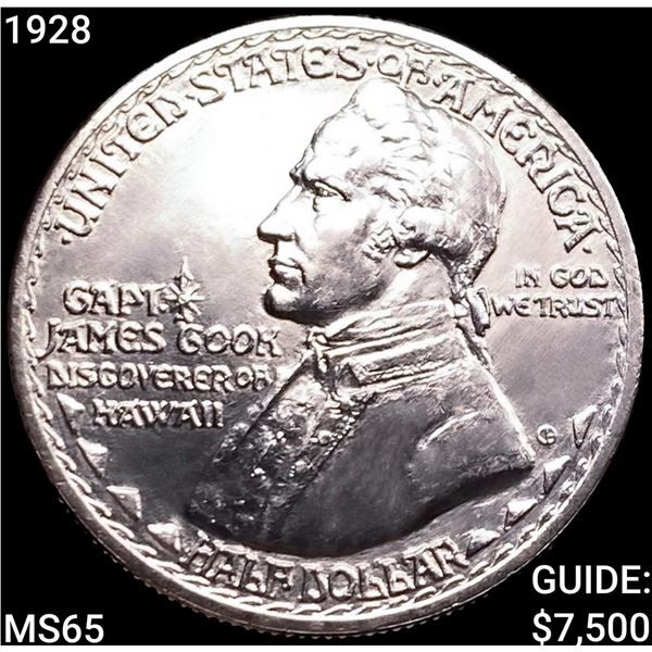 1928 Hawaiian Half Dollar GEM BU