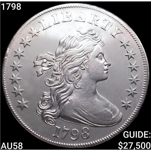 1798 Draped Bust Dollar CHOICE AU
