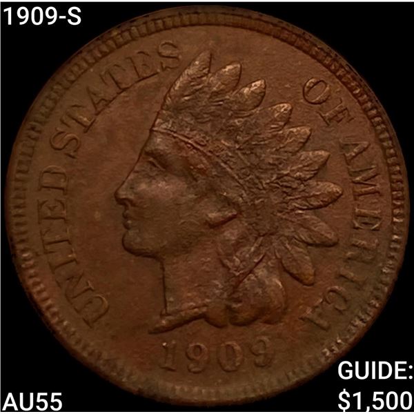 1909-S Indian Head Cent HIGH GRADE