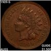 Image 1 : 1909-S Indian Head Cent HIGH GRADE