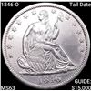 Image 1 : 1846-O Tall Date Seated Lib Half Dollar CHOICE BU